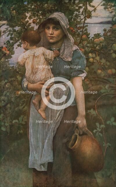 'The Young Mother', c1887, (c1930).  Creator: Annie Louisa Swynnerton.