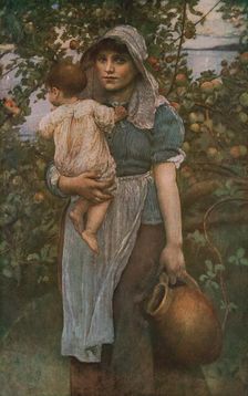 The Young Mother c1887, (c1930). Creator: Annie Louisa Swynnerton
