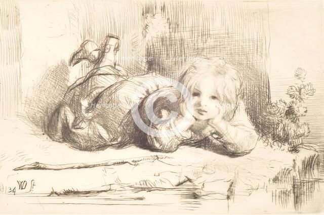 The Young Angler, 1834. Creator: William Dyce.