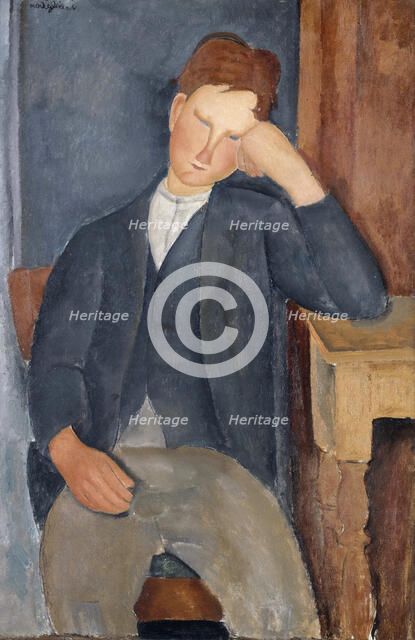 The Young Apprentice, 1918-1919. Artist: Modigliani, Amedeo (1884-1920)
