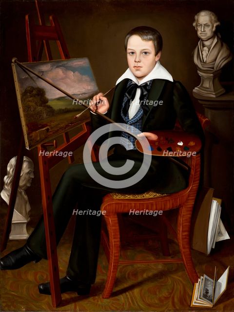 The Young Artist (image 1 of 2), between c1838 and c1839. Creator: Randall Palmer.