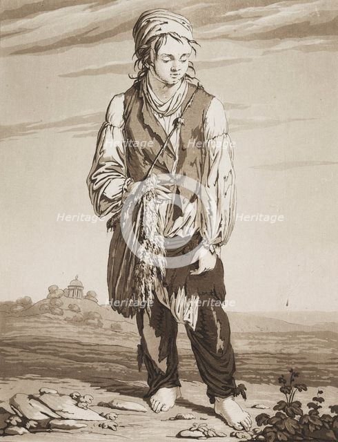 The Young Beggars, c. 1800. Creator: Karl Ludwig Bernhard Buchhorn (German, 1770-1856).