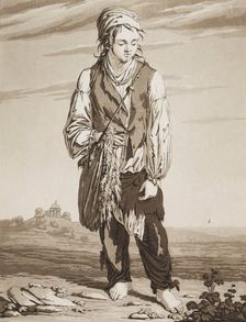 The Young Beggars, c. 1800. Creator: Karl Ludwig Bernhard Buchhorn (German, 1770-1856)