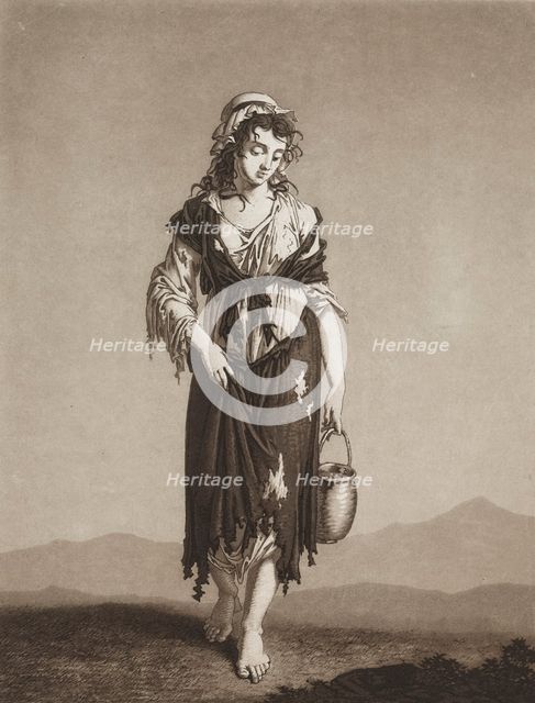 The Young Beggars, c. 1800. Creator: Karl Ludwig Bernhard Buchhorn (German, 1770-1856).