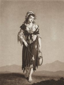 The Young Beggars, c. 1800. Creator: Karl Ludwig Bernhard Buchhorn (German, 1770-1856)