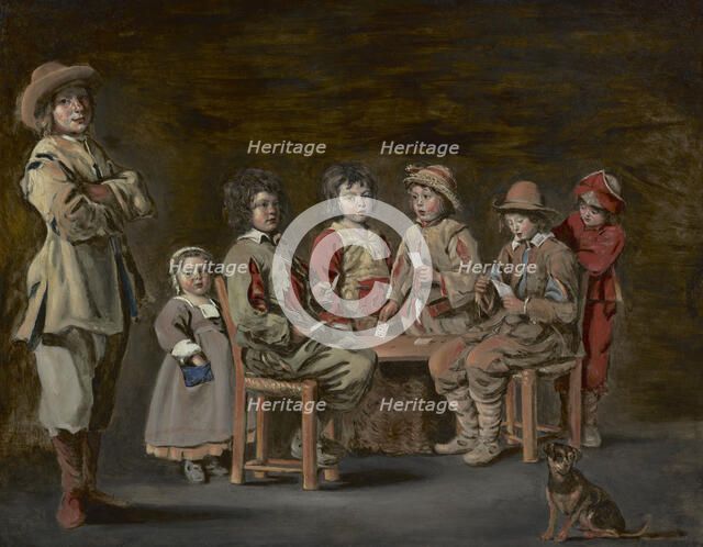 The Young Card Players, 1643. Creator: Antoine Le Nain.