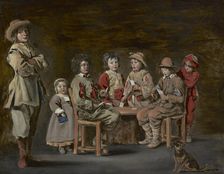 The Young Card Players, 1643. Creator: Antoine Le Nain