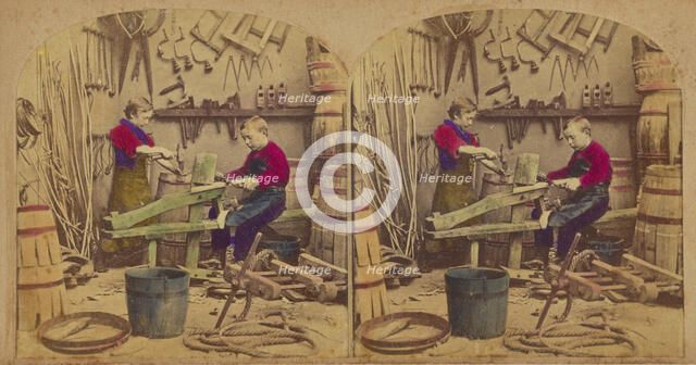 The Young Coopers, about 1860. Creator: London Stereoscopic & Photographic Co.