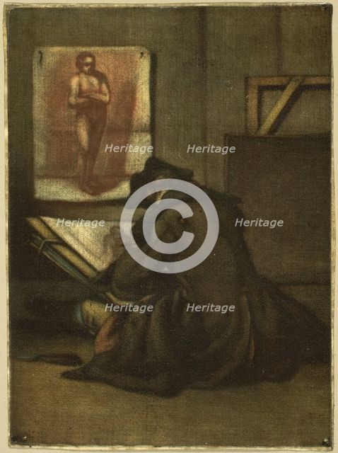 The Young Draughtsman, 1743. Creator: Jacques Fabian Gautier Dagoty.