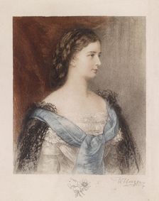 The young Empress Elisabeth. Creator: Unger, William (1837-1932)