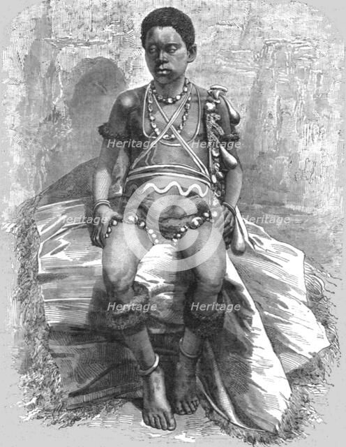 'The young Fetichist of Lake Jonanga; The Gaboon.', 1875. Creator: Unknown.