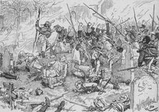 The Young Guard in the Churchyard of Essling 1896, (1902). Artist: Gordon Frederick Browne