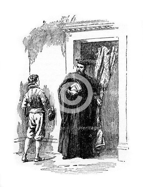 The young Galileo and Ostilio Ricci, (20th century). Artist: Unknown