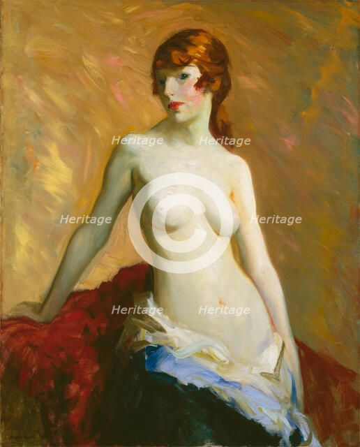 The Young Girl, 1915. Creator: Robert Henri.