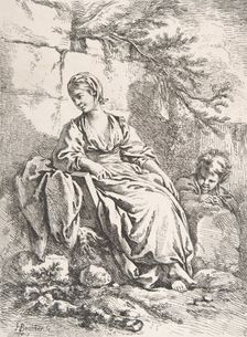 The Young Girl Resting, 1756. Creator: Francois Boucher