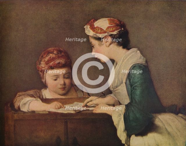 'The Young Governess', c1735-1736. Artist: Jean-Simeon Chardin.