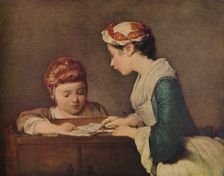 The Young Governess c1735-1736. Artist: Jean-Simeon Chardin