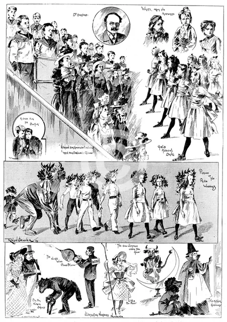 The Young Helpers' League at the Royal Albert Hall, 1898. Creator: Carl Hentschel.
