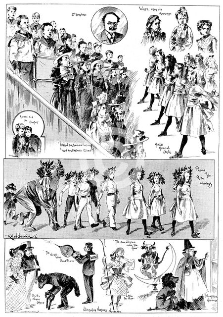 The Young Helpers' League at the Royal Albert Hall, 1898. Creator: Carl Hentschel.