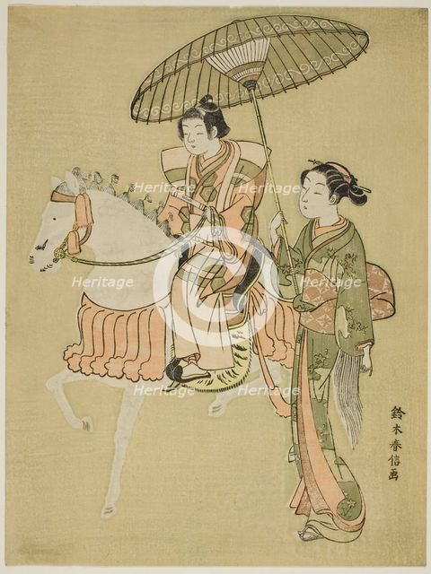 The Young Horseman, c. 1766/67. Creator: Suzuki Harunobu.