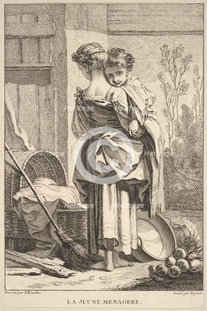 The Young Housekeeper, 1741-63. Creator: John Ingram.