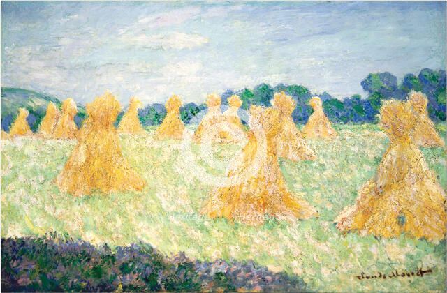 The Young Ladies of Giverny, Sun Effect, 1894. Artist: Monet, Claude (1840-1926)