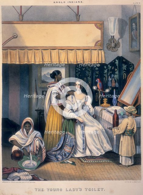 'The Young Lady's Toilet', 1842. Creators: Joseph Bouvier, William Tayler.