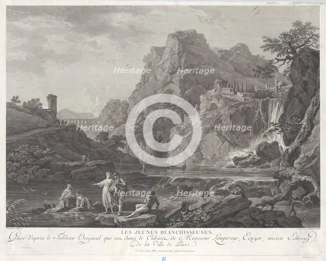 The Young Laundresses, 1768. Creator: Robert Daudet.