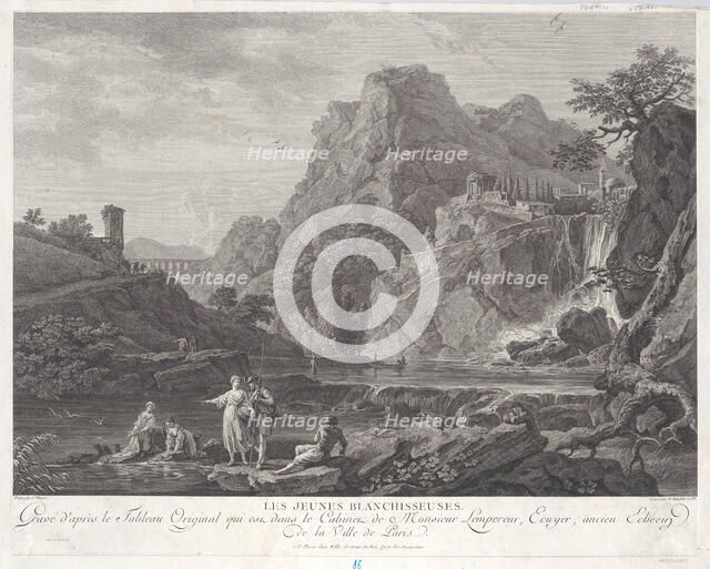 The Young Laundresses, 1768. Creator: Robert Daudet.