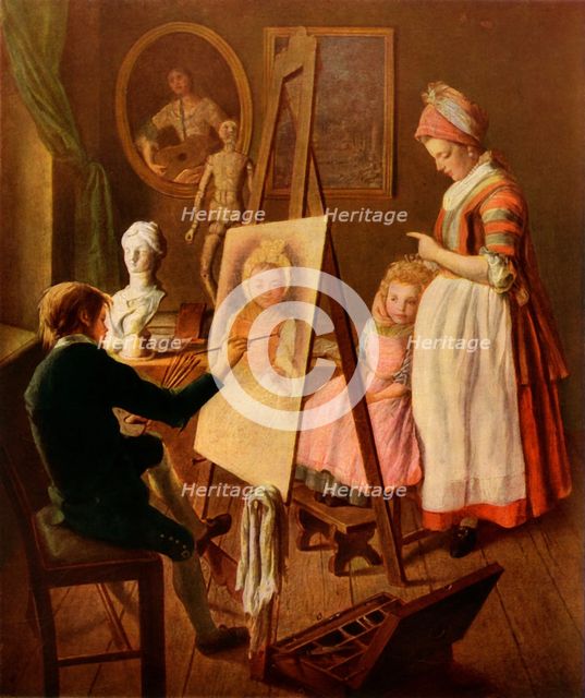 'The Young Painter', 1760s, (1965). Creator: Ivan Ivanovic Firsov.