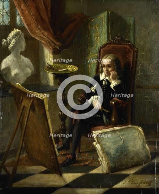 The young painter, 1850-1888.  Creator: Pierre Joseph Toussaint.