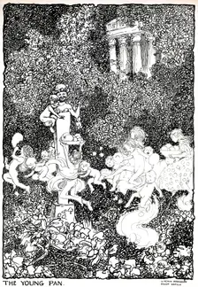 The Young Pan - Stage One c1920. Artist: W Heath Robinson