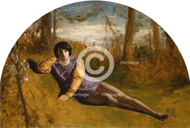 The Young Poet, 1849. Creator: Arthur Hughes.