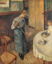 The Young Servant 1882. Artist: Camille Pissarro