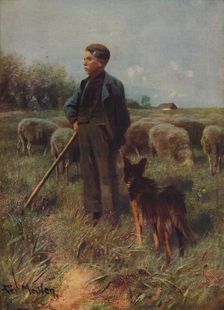 The Young Shepherd c1915. Artist: Francois Pieter Ter Meulen