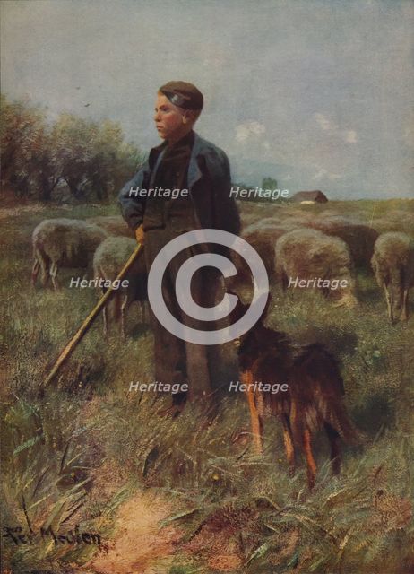 'The Young Shepherd', c1915. Artist: Francois Pieter Ter Meulen.
