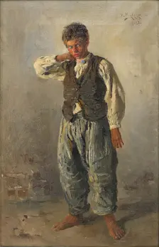 The Young Urchin, 1883. Artist: Makovsky, Vladimir Yegorovich (1846-1920)