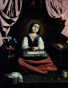 The Young Virgin c1632-33. Artist: Francisco de Zurbarán