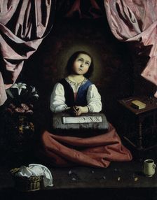 The Young Virgin c1632-33. Artist: Francisco de Zurbarán