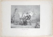 The Young Widow, ca. 1818-21. Creator: Émile Jean-Horace Vernet