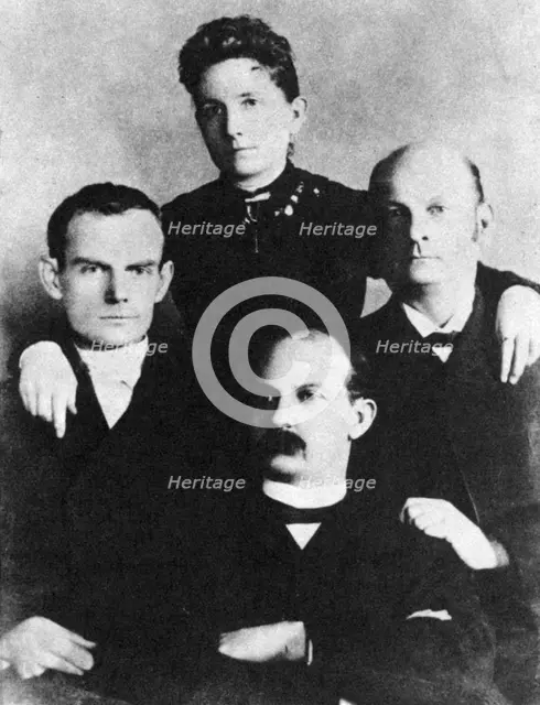 The Youngers, American outlaws, c1868-1876 (1954). Artist: Unknown