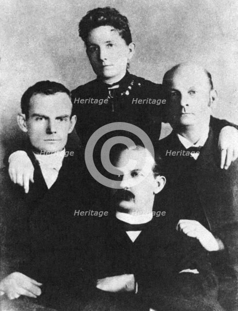 The Youngers, American outlaws, c1868-1876 (1954). Artist: Unknown