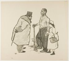 The Youngest Daughter, January 1894. Creator: Theophile Alexandre Steinlen