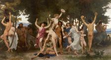 The youth of Bacchus (La jeunesse de Bacchus), 1884. Creator: Bouguereau, William-Adolphe (1825-1905)