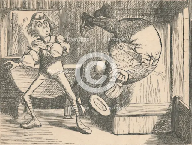 'The youth and the sage. The sage doing a somersault', 1889. Artist: John Tenniel.