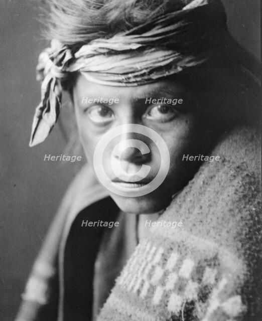The youth from the desert land-Navaho, c1906. Creator: Edward Sheriff Curtis.