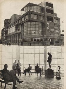The Zuyev Workers Club in Moscow. Illustration from USSR Builds Socialism, 1933. Creator: Lissitzky, El (1890-1941)