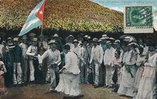 The Zapateo Tipical Cuban Dance c1910. Creator: Unknown