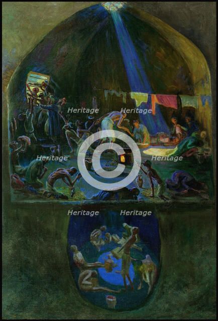 The Zindan (Prison), 1930s. Creator: Bure, Leon (Lev) Leonardovich (1887-1943).