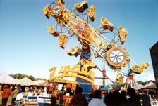 The Zipper ride, Goose Fair, Forest Recreation Ground, Nottingham, Nottinghamshire, 1985. Artist: Reg Baker